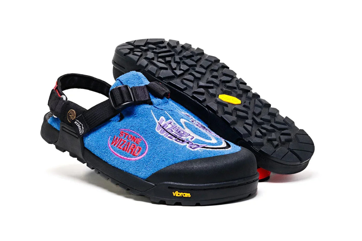 Stone Wizard Mountain Clog - Leather Suede (Cyber Blue) Main image